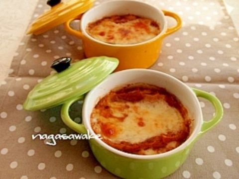 電子レンジで簡単!オニオングラタンスープ